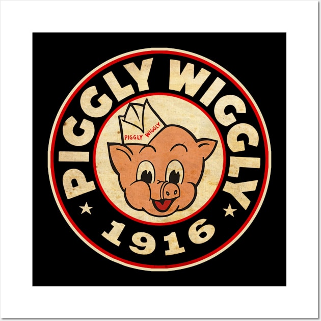 Vintage Piggly Wiggly 1916 Wall Art by projeksambat